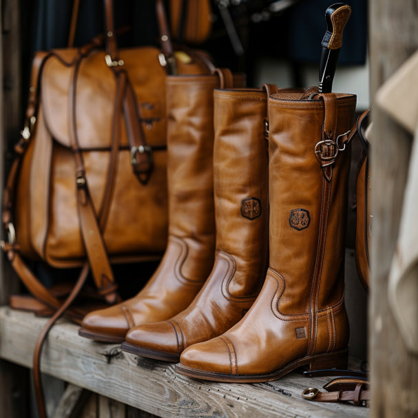 Orange polo boots hotsell