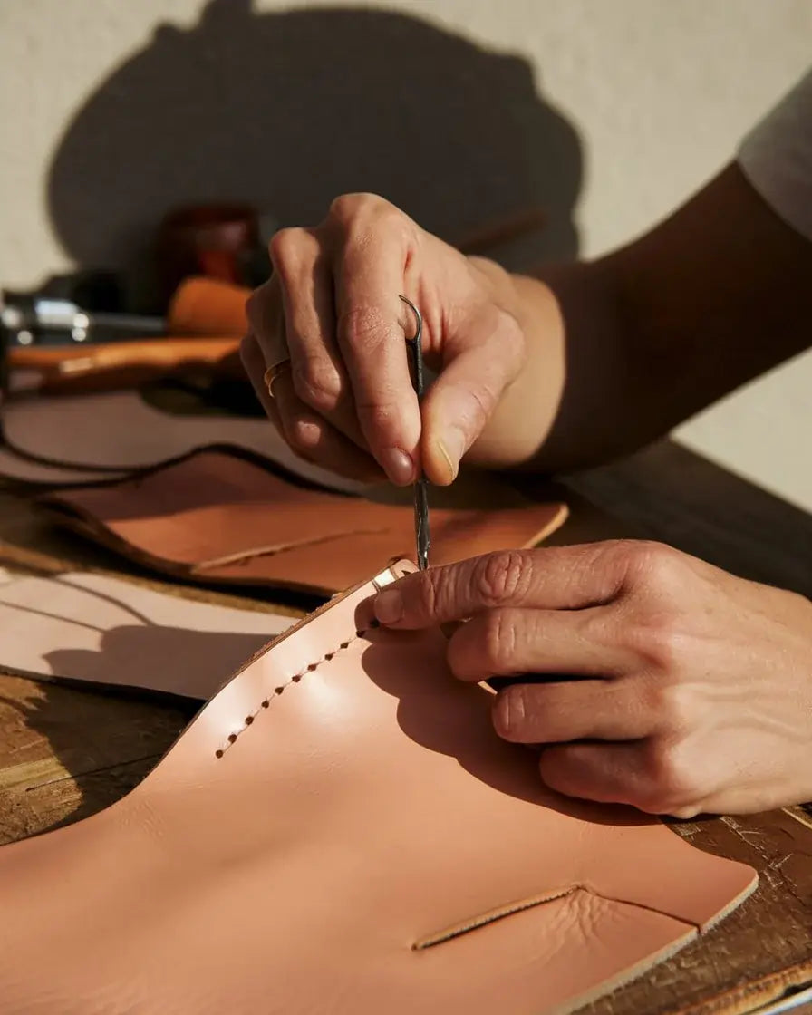 Precision bespoke polo boot construction with exact measurements and hand finishing